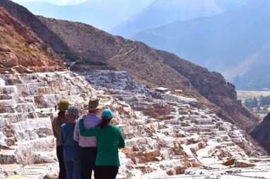 Since pre-inca times, salt has been farmed in Maras by evaporating salty water from a local subterranean stream.