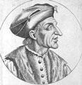 Born as Johann Gensfleisch (John Gooseflesh), he preferred to be known as Johann Gutenberg (John Beautiful Mountain).
