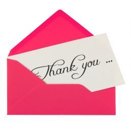 NOTES OF THANKS April 14, 2016 Dear Holy Trinity Family, Thank you all very much for your outpouring of love, prayers, cards, calls, visits, emails, dinners, and concern during my