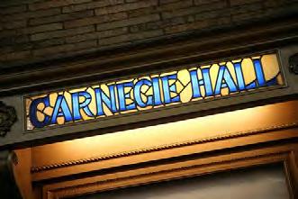 Also - It is time to order your tickets for the concert! There are envelopes on the Carnegie Hall table.