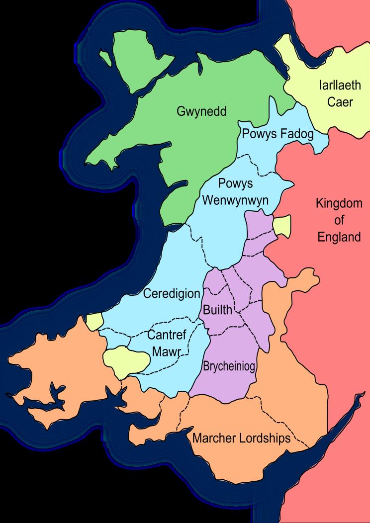 Wales Before Conquest Llywelyn Princepality Conquered by