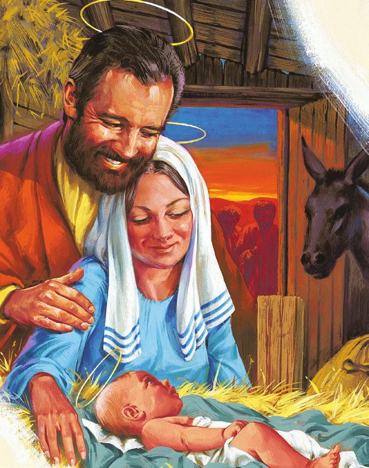 Mary and Joseph are filled