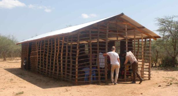 Through contributions, we have been able to put up a building that presently houses the School for young children (ECD).