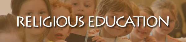 Religious Education Kindergarten Religious Education (Monthly Sunday) December 3, 10am 10:45am PLC Library Family-Based Religious Education Thursday Session November 30 4 to 6pm In the Parish Hall