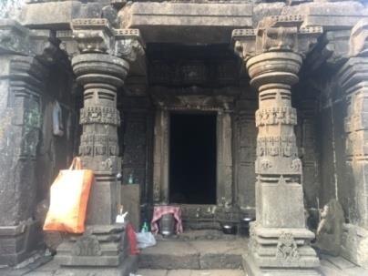 (Kabade, 2015) These used to be constructed in stone in Nagar style, Hemadpanthi style and used to carve by depicting 24 Tirthankars and attendants called YakshaYakshini.
