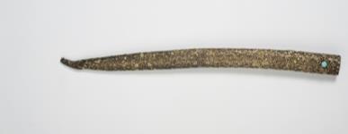 759 mm (sword), 715 mm (scabbard) Forged steel with gold damascening, ivory, wood, silver-gilt sheet and appliques, seed pearls 1863
