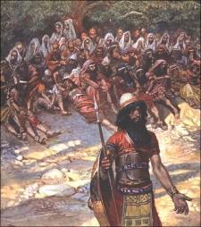 The 32,000 Israelite warriors that gathered were more than enough for the purposes of the Lord at the time.