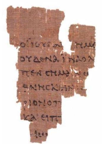 The Rylands Fragment Purchased in Egypt in 1920 Parts of John 18:31-33, 37-38 Dated