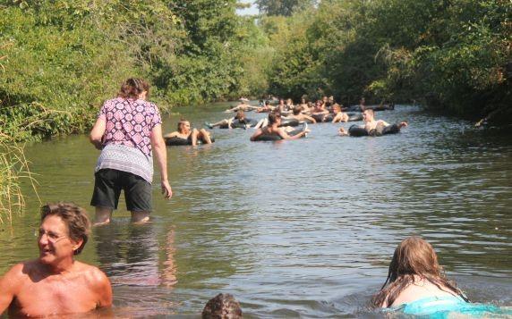 Willamette Valley Campmeeting Report (continued from page 1) evening service, an impromptu river baptism service was