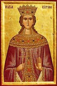The Great and Holy Martyr Irene St. Irene was a Persian princess. She was baptized by St. Timothy.