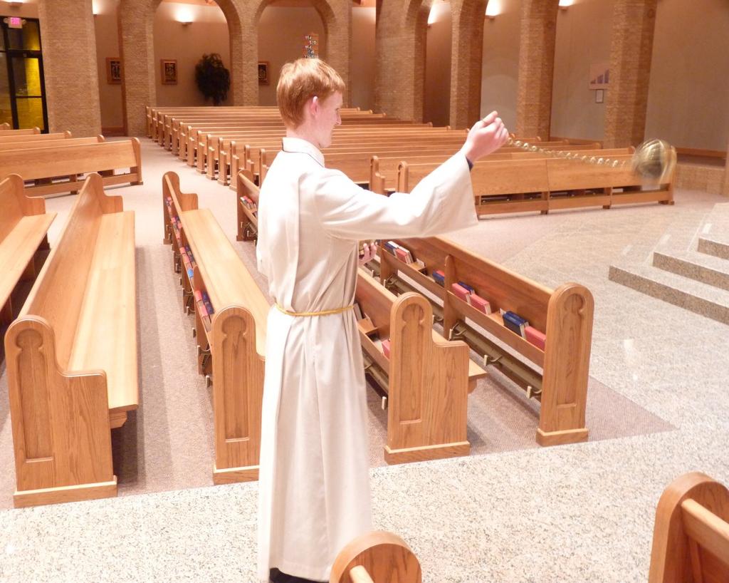 In your call to ministry, your service at Mass is to be one of the leaders of the community.