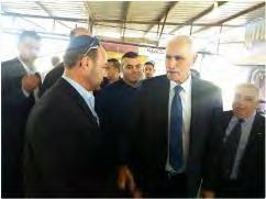 Left: the minister of transportation visits the fishermen's port in the Gaza Strip on his first day of work (website of the PA ministry of transportation, October 23, 2017).