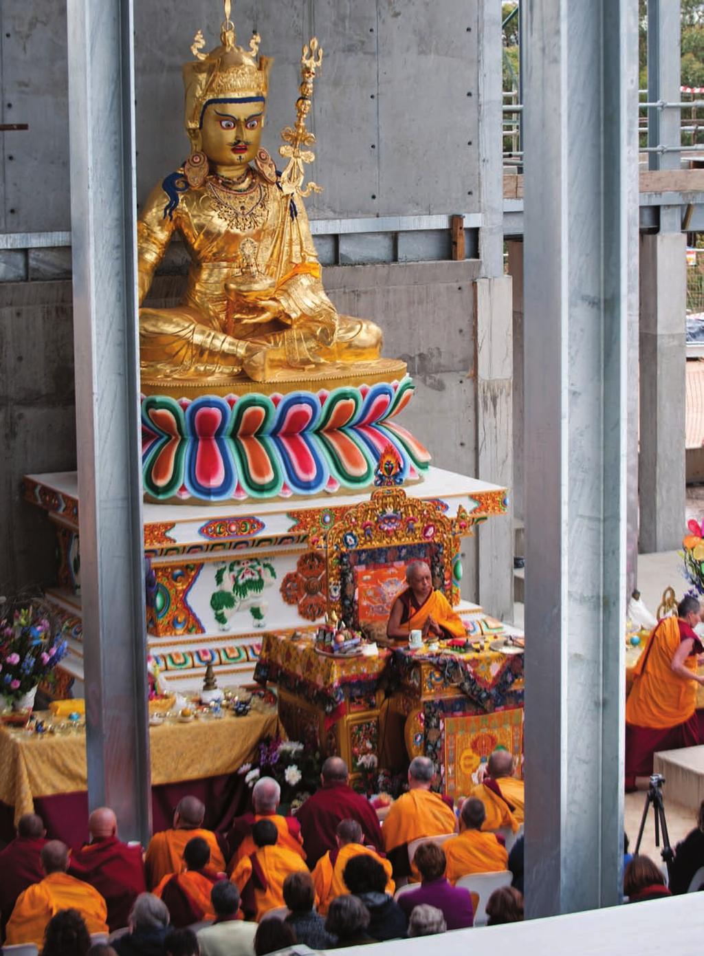 Guru Rinpoche statue at Great Stupa of Universal