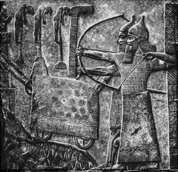 Assyrians at the siege of Lachish Bas relief from