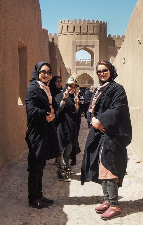 It was intended as a pleasure resort for royalty and high-ranking officials travelling between Kerman and Bam, and must have provided a welcome respite from the heat of the summer.