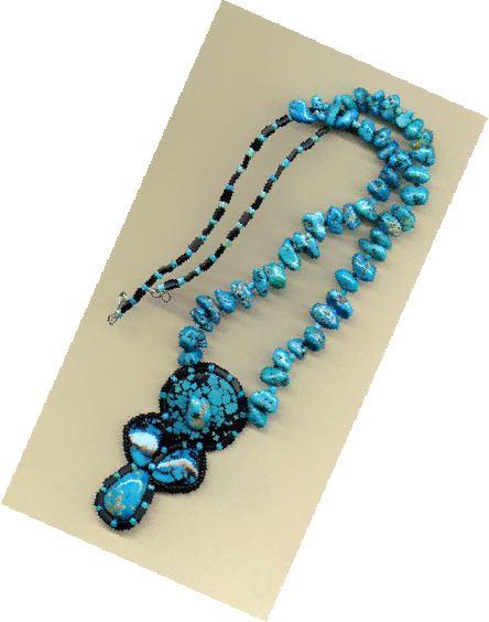 other beaded and jeweled designs. All artist works featured here, save Ms.