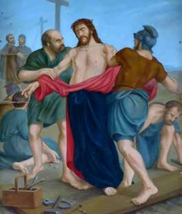 Help me to never sin again Eleventh Station: Jesus Is Nailed to the Cross Meditation: Jesus was thrown down onto the Cross.