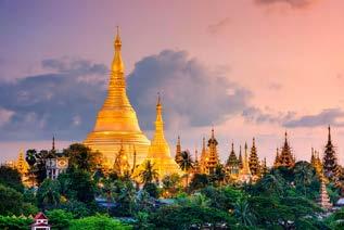This afternoon we will visit one of the most famous sites in all of Asia the Shwedagon Pagoda. The Pagoda is Myanmar s most iconic building, and revered religious site.