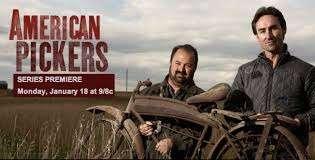 American Pickers: The show follows Mike Wolfe and Frank Fritz as they travel primarily around the greater Midwestern United States in a large van, buying ("picking") antiques and collectibles.