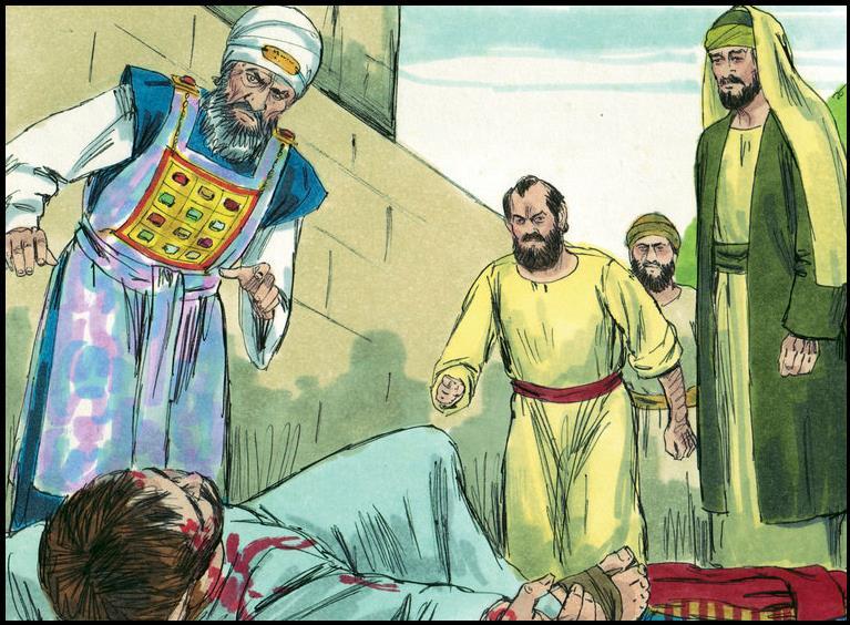 Then they cast him (Stephen) out of the city and stoned him.