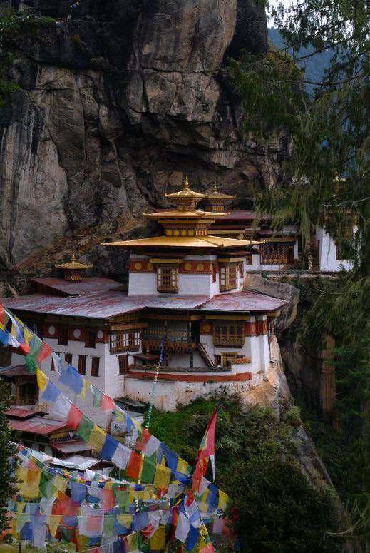 Taksang: The Tigers Nest The most sacred of Bhutanese shrines it is dedicated to Padmasambhava, an eighth century Buddhist master.