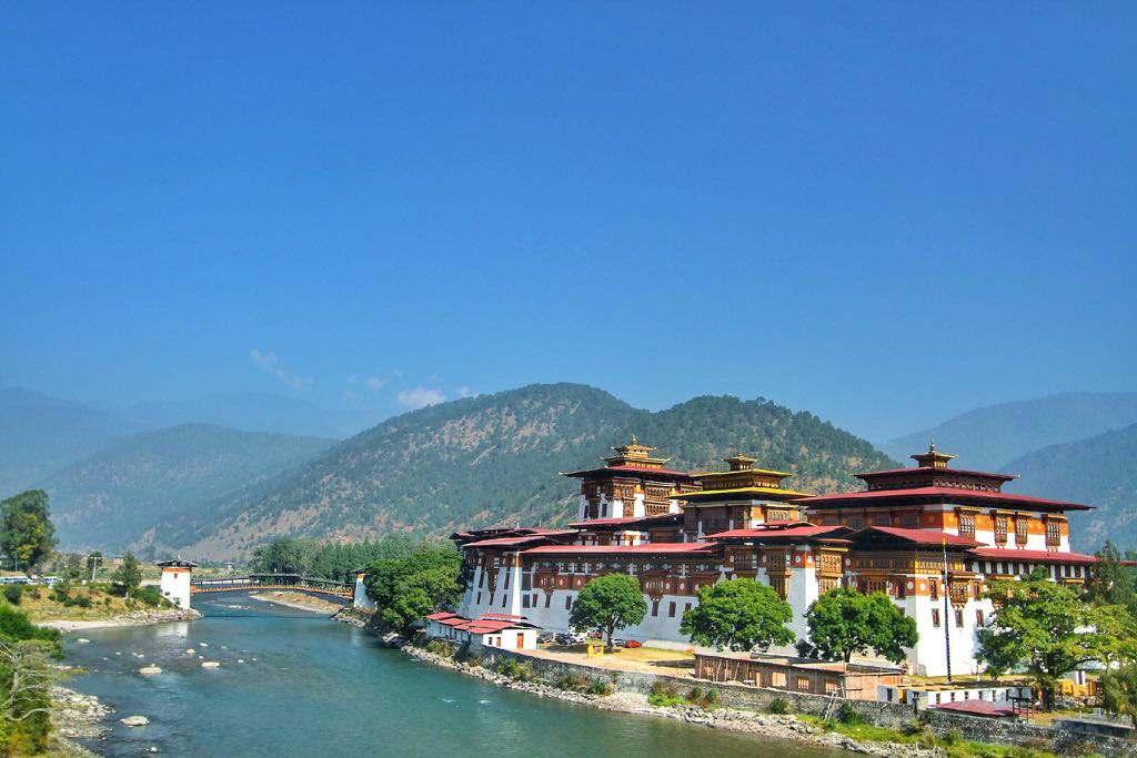 The Palace of Great Happiness Bhutan is 100% Organic and the ONLY Carbon Negative country in the