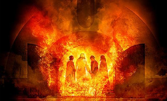 3:19-30 The King super-heated the furnace and cast Shadrach, Meshach and Ebednego into it. The fire was so hot that the soldiers were killed, but God worked wonderfully on behalf of the three Jews.