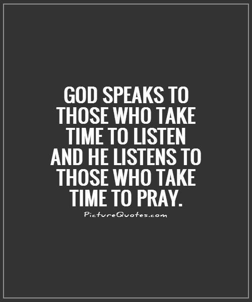 God invites us to talk (Pray) to him and engage him in what concerns us.