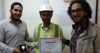 Senior Site Engineer Sami Naboulsi, Site Engineer, promoted to