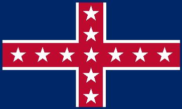 These were never the national flag of the Confederate States of America.