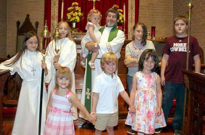 Children are a Gift from Heaven The Albanac 6 St. Alban s was blessed to have Rev. Hugh Jones as supply priest during Rev. Billie s long-awaited sabbatical.