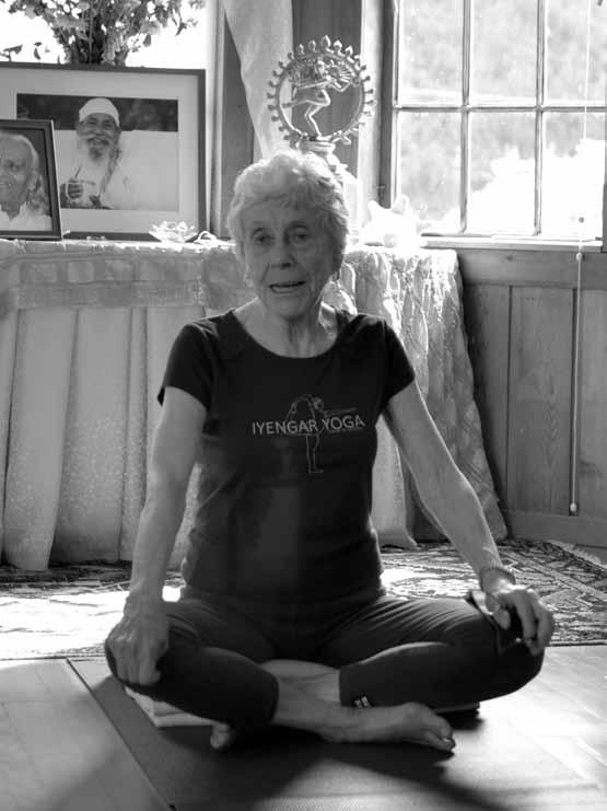 On a later visit to the ashram Shirley was to meet Norma Hodge, an Iyengar teacher from the Vancouver community.