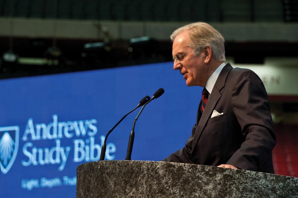 Andrews Study Bible (continued) Niels-Erik Andreasen, president of Andrews University, introduces the Andrews Study Bible on Sunday, June 29, during the afternoon business session of GC 2010 in