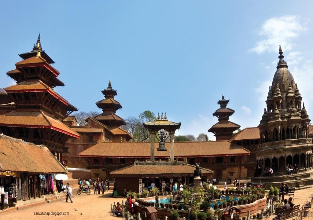 Patan Square and its surroundings are good specimen of ancient Newari architecture.