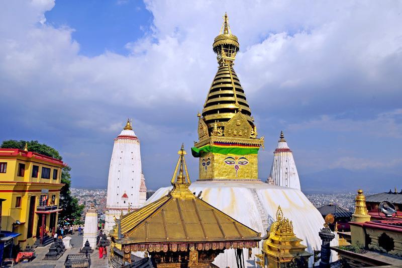 Swyambhunath : The Most Enigmatic Holy Shrine Situated on the top of a hill, west of Kathmandu,