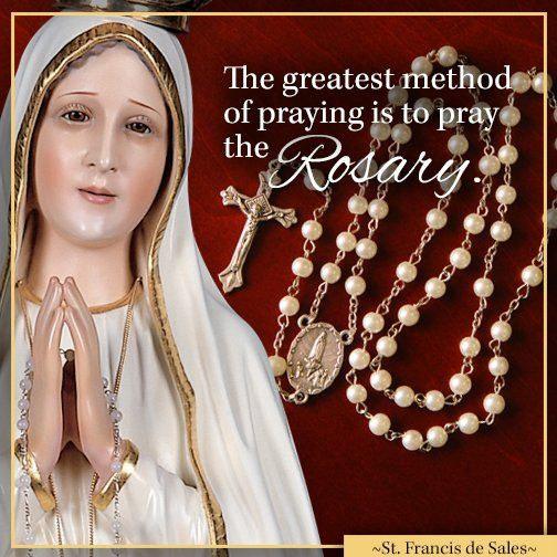 Announcing 2018 PUBLIC SQUARE ROSARY CRUSADE The Holy Rosary In front of Corpus Christi Church, 2318 N Cascade Ave Saturday, October 13th 12:00 noon For more info call Marge Knight at 719-634-6294.