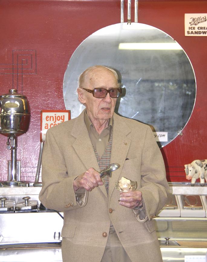 Bryce Thomson 1916-2013 Our condolences to the Bryce Thomson family. Bryce was a huge part of the Miller Dairy, and his creative and innovative talents helped make it into the success it was.