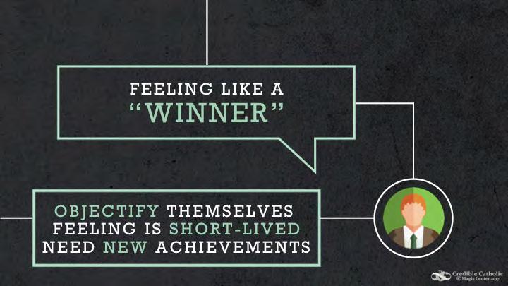 SLIDE 41 Unfortunately, winners can also objectify themselves by believing they are worthwhile because they win.