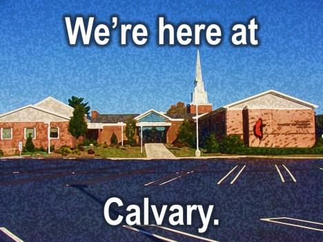 Calvary United Methodist Church February 26, 2017 There and Then. Here and Now. Rev. Dr. S.