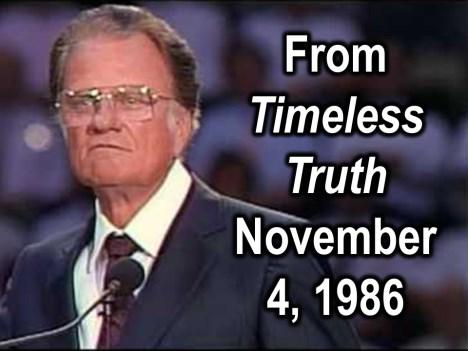 Sermon: 2 Peter 3:8-13 (VIDEO) That U-Tube clip which is only a couple of minutes long is taken from a much larger sermon by Billy Graham.