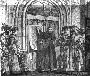 Protestant Reformation Produces Puritanism First In 1517, Martin Luther nailed his 95