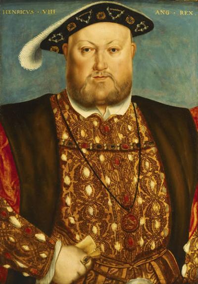In England, King Henry VIII was breaking his