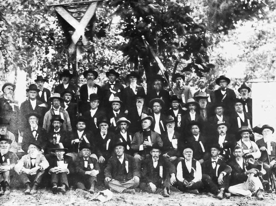 PAGE 6 JOHN H. REAGAN CAMP #44 PICTURE FROM 1902 The John H Reagan Camp No 44, Confederate veterans, held a three-day meeting beginning on August 20, 1902, at Matthews and Strickland Park.