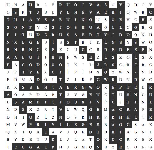 Activities Answer Key Word Search Puzzle Solution 32 of 32 words were placed into the puzzle.