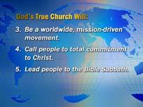 5. Lead people to the Bible Sabbath It will be a movement that leads people to accept God s last day Bible Sabbath and worship the Creator. 142 6.