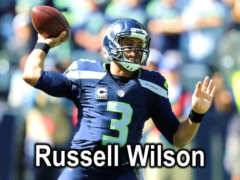 His name is Russell Wilson and he is the quarterback for the