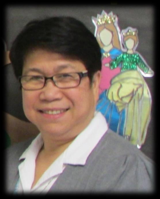 SR. CORAZON BEBOSO I was born in the Philippines, the 6 th of 8 siblings. I entered in 1968 in Canlubang, Laguna and made profession in 1976. I am celebrating my 40 th anniversary this 2016!