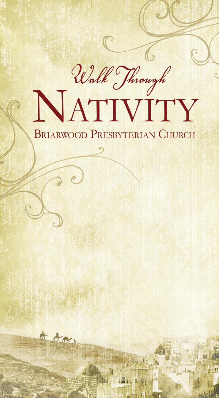 Thank you for visiting and experiencing the Walk Through Nativity!