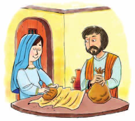 December 1 Prepare the way of the Lord. Isaiah 40:3 Getting ready THEN: Mary and Joseph get ready for baby Jesus. Mary lays food for the journey on a clean cloth.