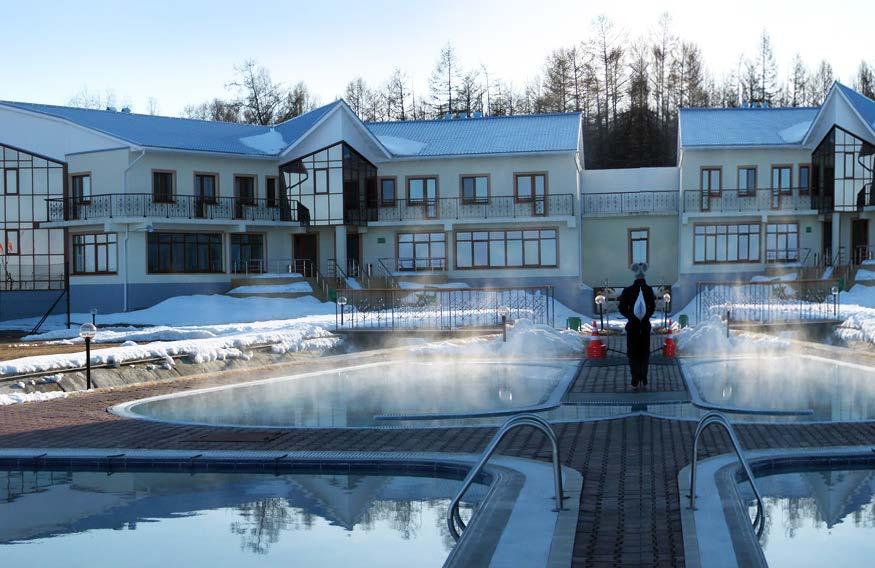 HEALTH TOURISM THERMAL SPRINGS Over 100 mineral and geothermal springs (up to 77 C) make Buryatia an actively developing and attractive health tourism destination.
